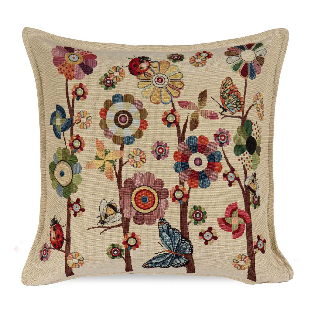 Federe Cuscini 40x40 Cm Impermeabili - Stampa Floreale, Per Esterni E Interni - Foto 9