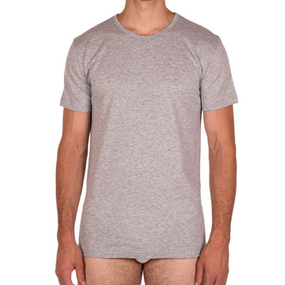 RAGNO | T - Shirt uomo a mezza manica paricollo in cotone