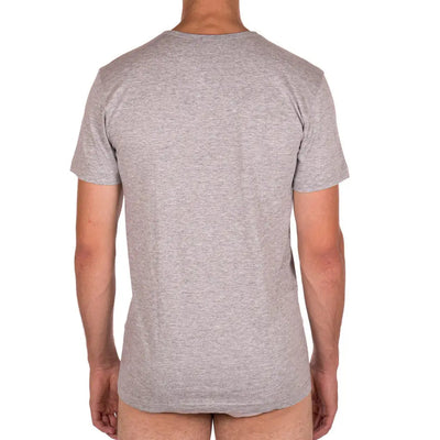 RAGNO | T-Shirt uomo a mezza manica paricollo in cotone