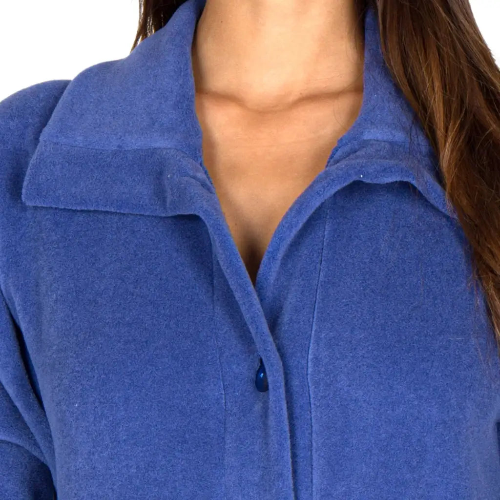 B&b Vestaglia In Pile Donna Vestaglia Pile B&b Abbottonata In