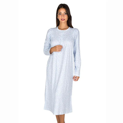 LINCLALOR | Camicia da notte donna a serafino manica lunga