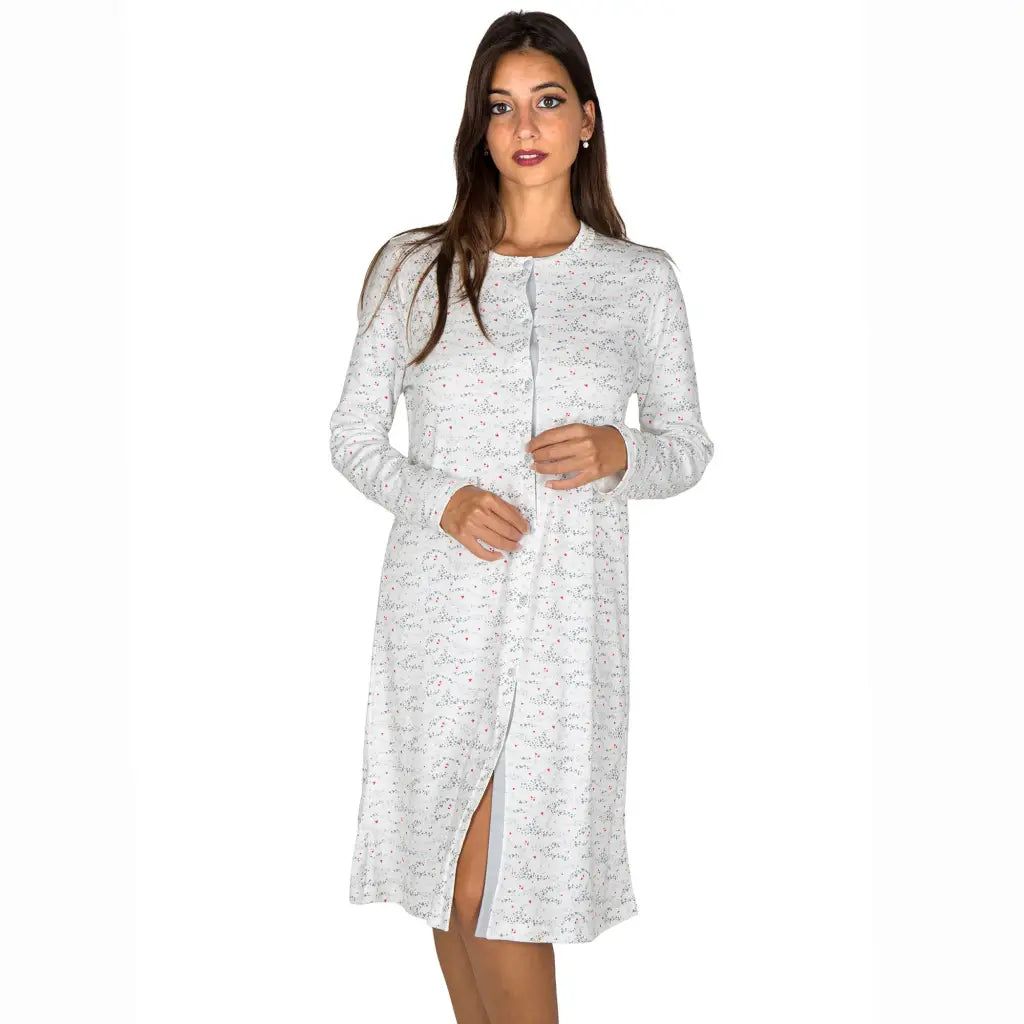 Linclalor camicia da notte 2025 caldo cotone