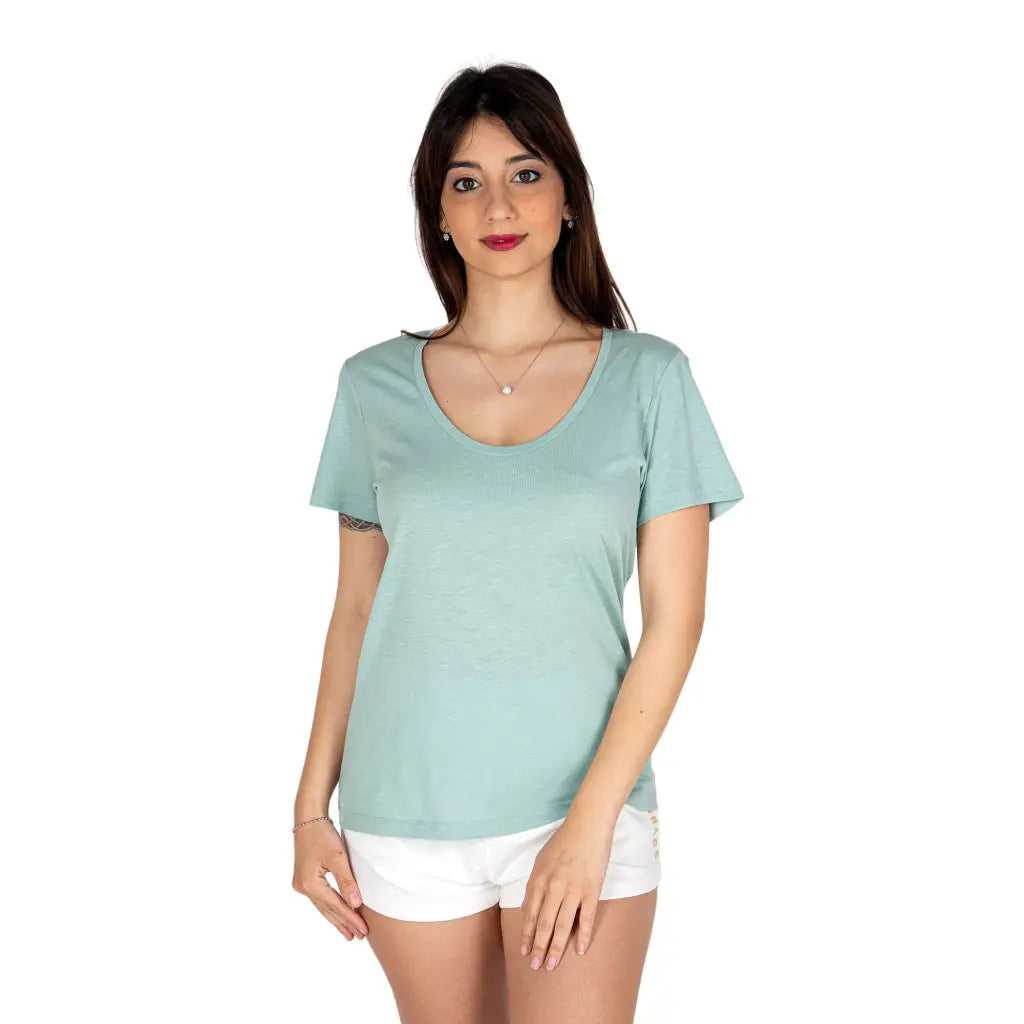 GRABS | T-shirt donna mezza manica in cotone biologico