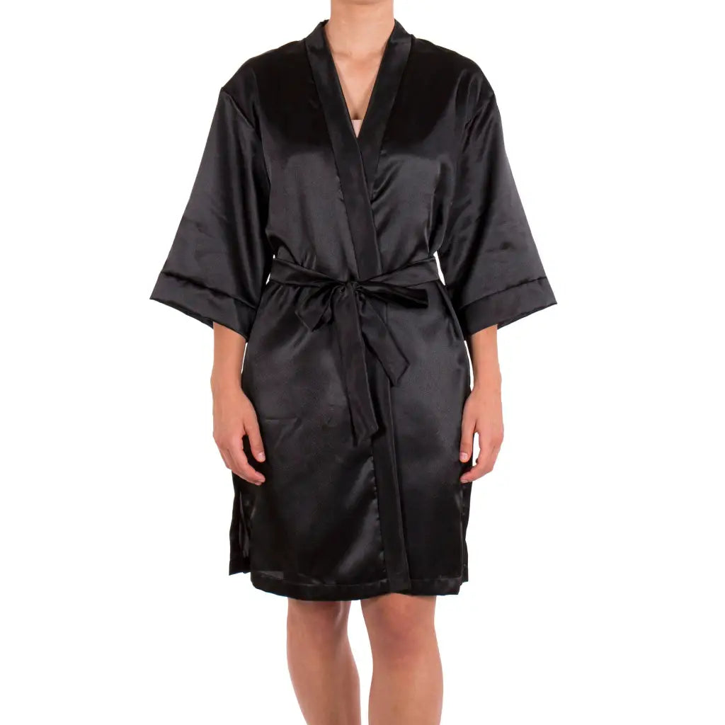 Buy camicia da notte e vestaglia sposa Cheap Sale Jarseila Kimono in Raso da Don