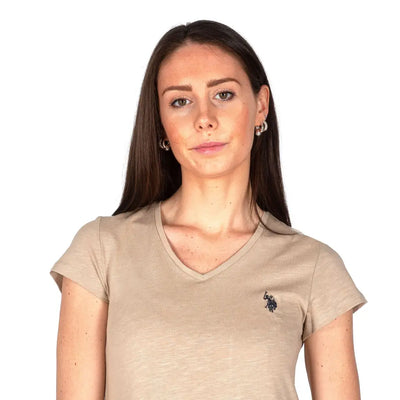 U.S. POLO ASSN. | Abito donna a mezza manica con scollo a V
