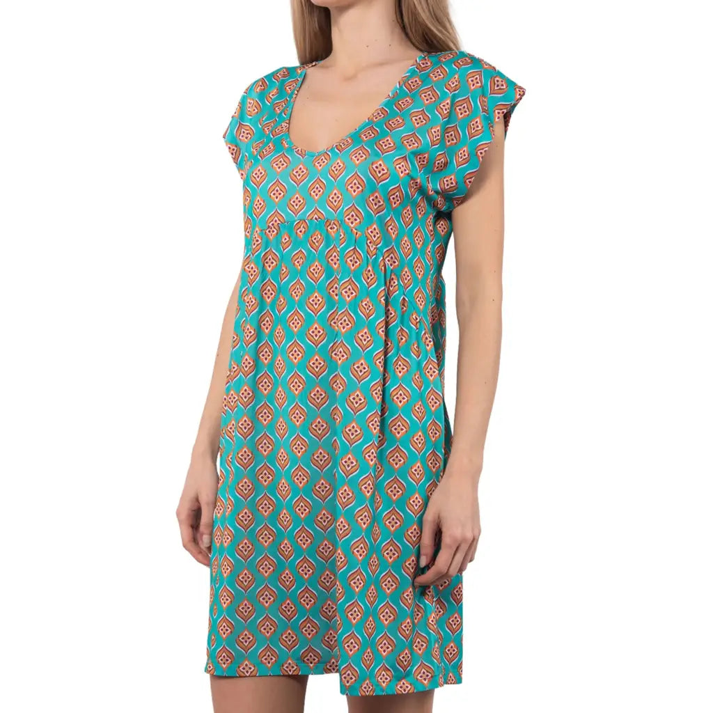 VERDISSIMA | Abito donna a mezza manica con scollo a V