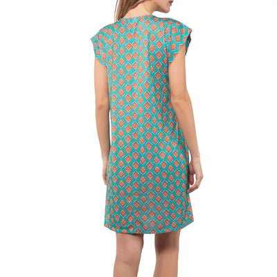 VERDISSIMA | Abito donna a mezza manica con scollo a V
