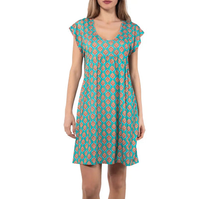 VERDISSIMA | Abito donna a mezza manica con scollo a V