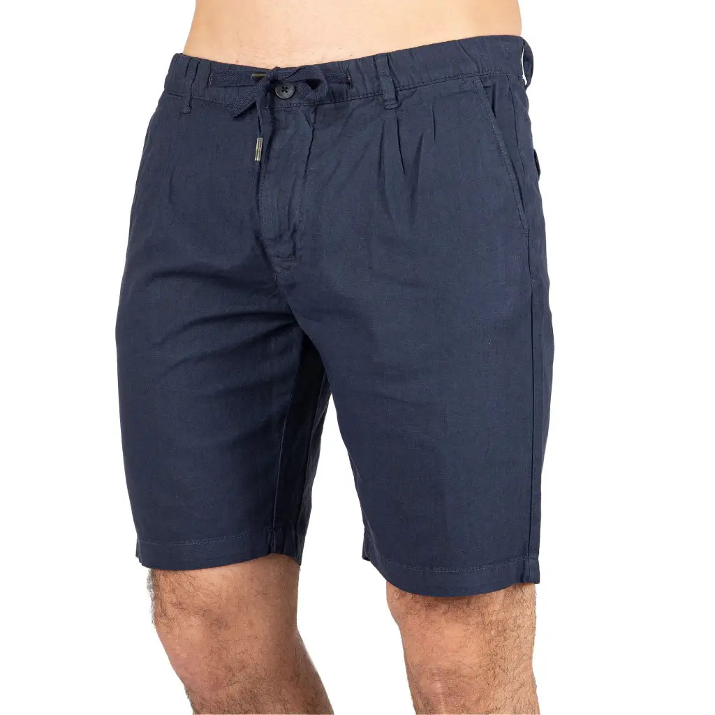 DATCH | Bermuda uomo in lino con culisse in vita | Datch
