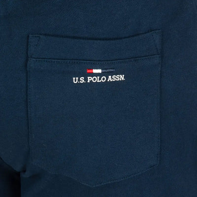 U.S. POLO ASSN. | Bermuda uomo sportivo in cotone garzato