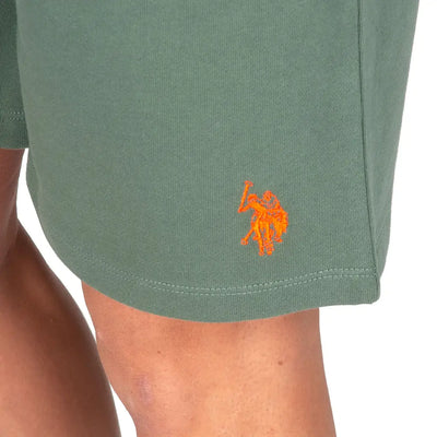 U.S. POLO ASSN. | Bermuda uomo sportivo in cotone garzato