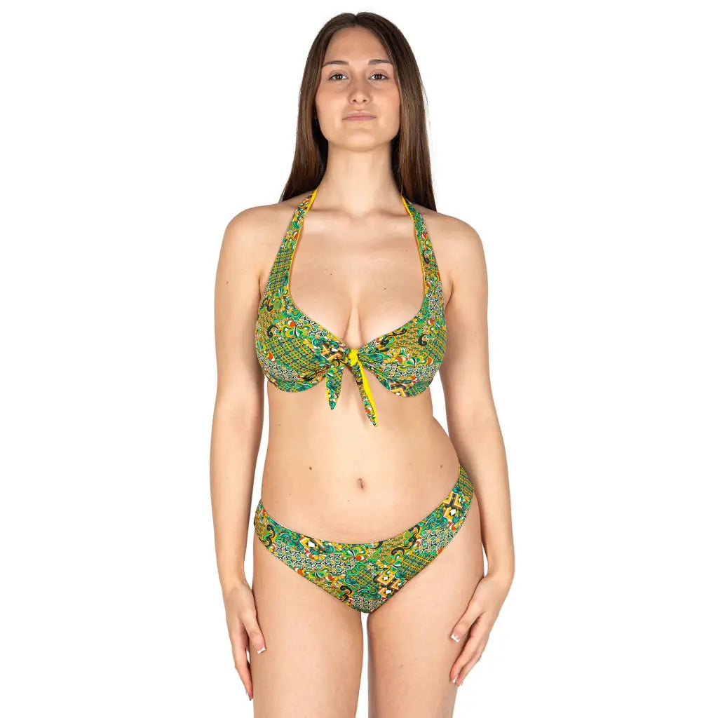 GIADAMARINA | BIKINI CON FERRETTO CON FIOCCO SENZA