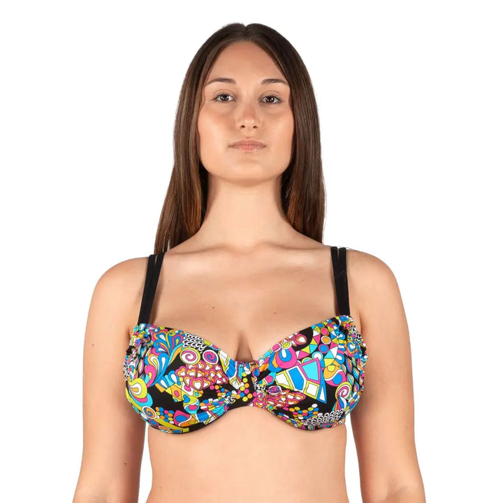Giadamarina bikini con ferretto senza imbottitura e slip alto