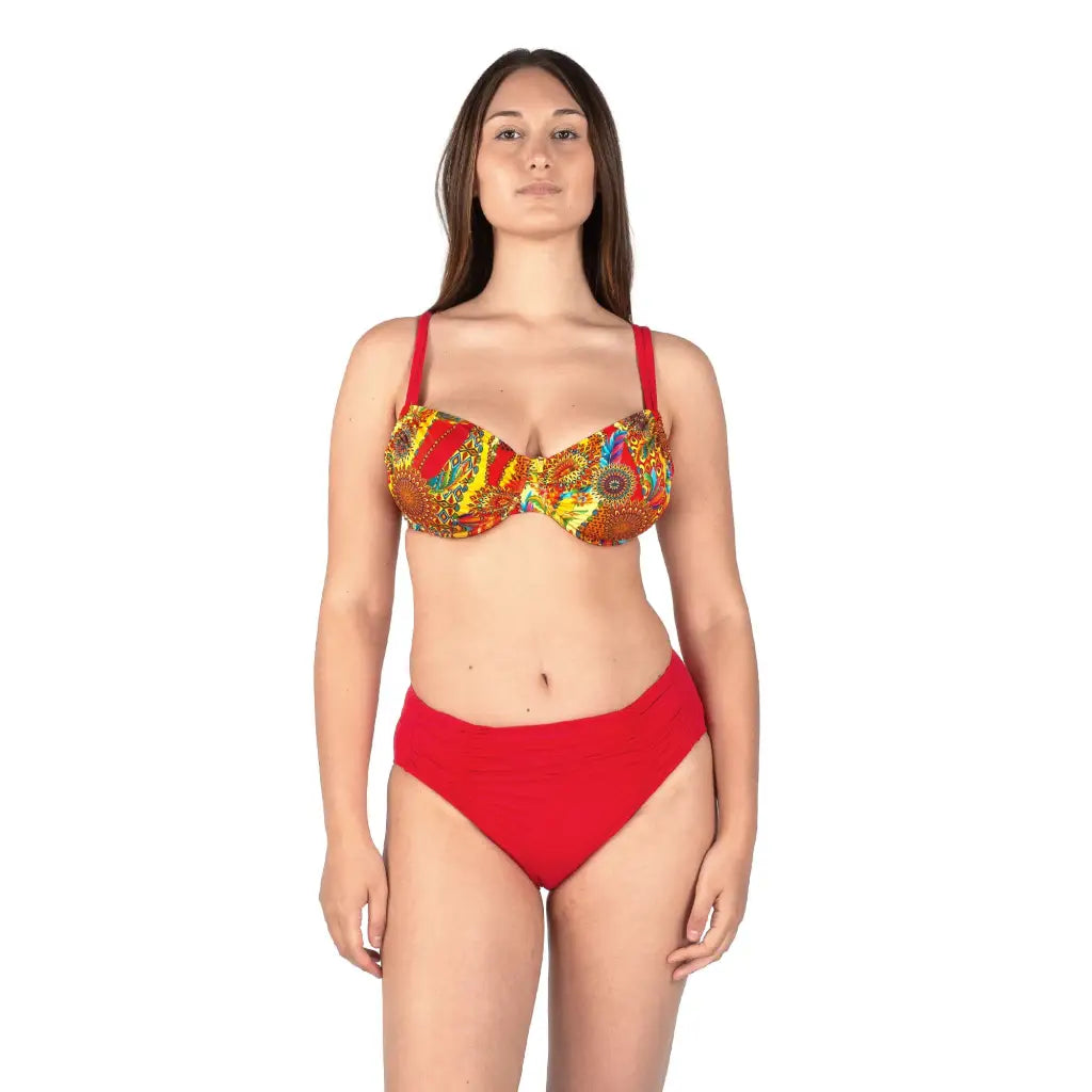 GIADAMARINA | Bikini con ferretto senza imbottitura e slip