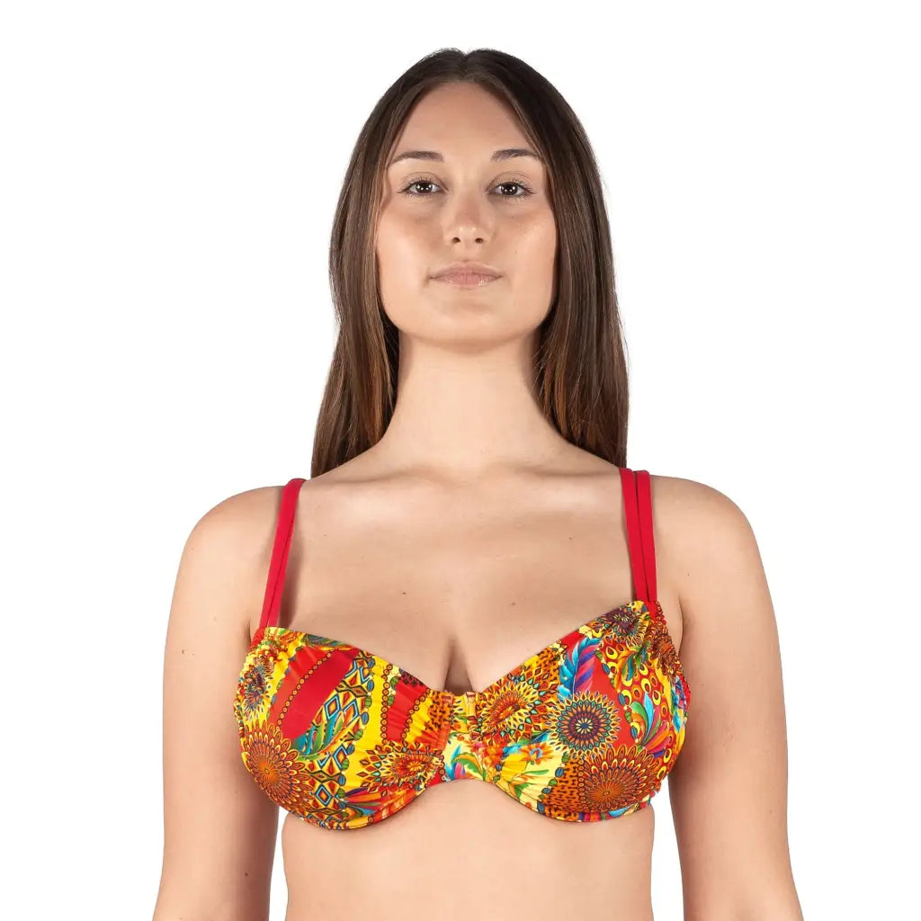 GIADAMARINA | Bikini con ferretto senza imbottitura e slip