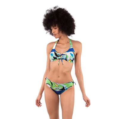 VERDISSIMA | Bikini donna a triangolone alto e slip