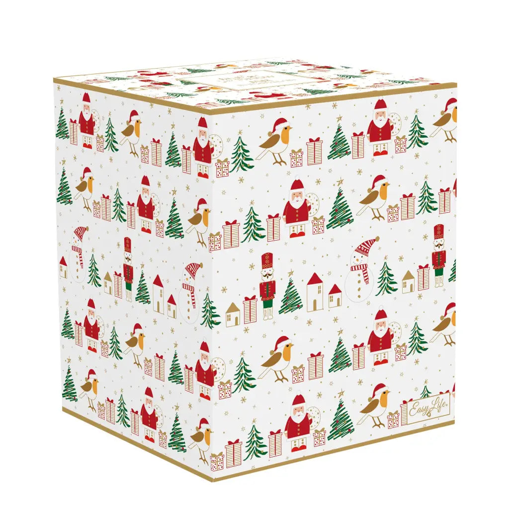 EASY LIFE | Biscottiera con coperchio in porcellana Let it