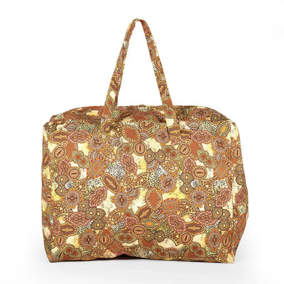 GIADAMARINA | Borsa mare in fantasia Savage con chiusura