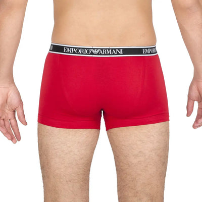 EMPORIO ARMANI | Boxer in cotone elasticizzato con elastico