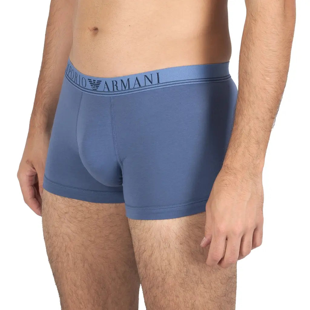 EMPORIO ARMANI | Boxer in cotone elasticizzato con elastico