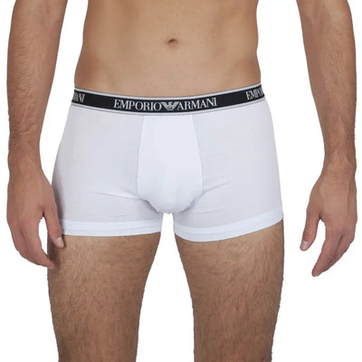 EMPORIO ARMANI | Boxer in cotone elasticizzato con elastico