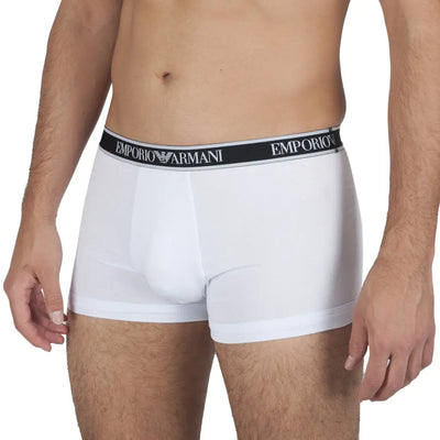 EMPORIO ARMANI | Boxer in cotone elasticizzato con elastico