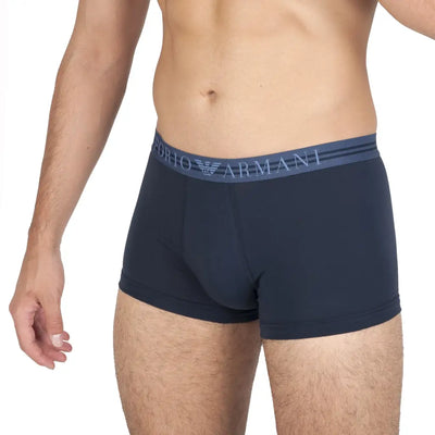 EMPORIO ARMANI | Boxer in cotone elasticizzato con elastico