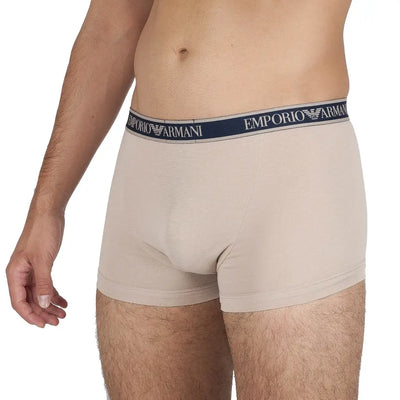 EMPORIO ARMANI | Boxer in cotone elasticizzato con elastico