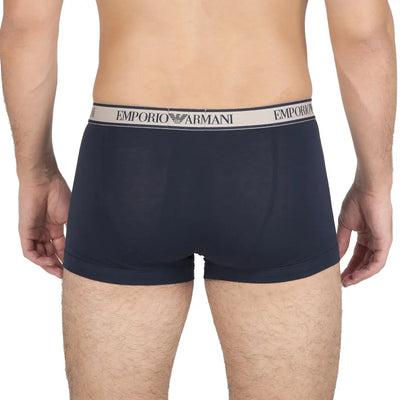 EMPORIO ARMANI | Boxer in cotone elasticizzato con elastico