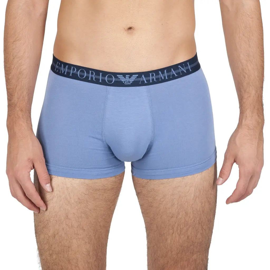 EMPORIO ARMANI | Boxer in cotone elasticizzato con elastico