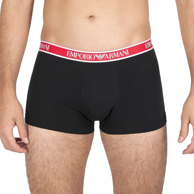 EMPORIO ARMANI | Boxer in cotone elasticizzato con elastico