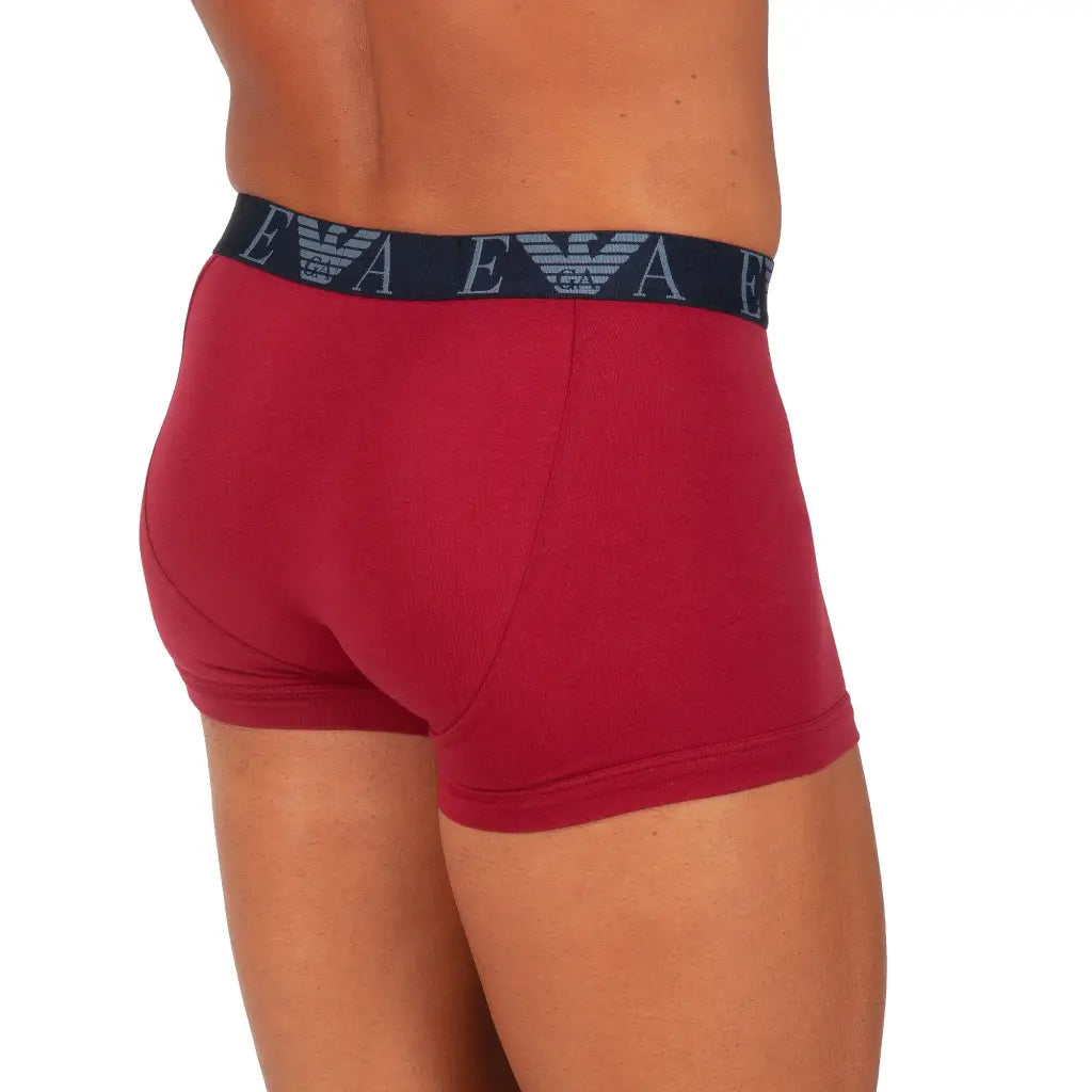 EMPORIO ARMANI | Boxer in cotone elasticizzato con elastico