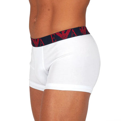 EMPORIO ARMANI | BOXER IN COTONE ELASTICIZZATO CON ELASTICO