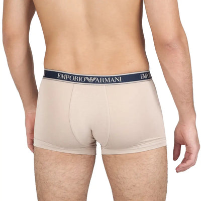 EMPORIO ARMANI | Boxer in cotone elasticizzato con elastico