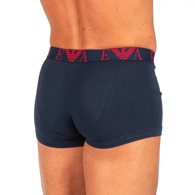 EMPORIO ARMANI | BOXER IN COTONE ELASTICIZZATO CON ELASTICO