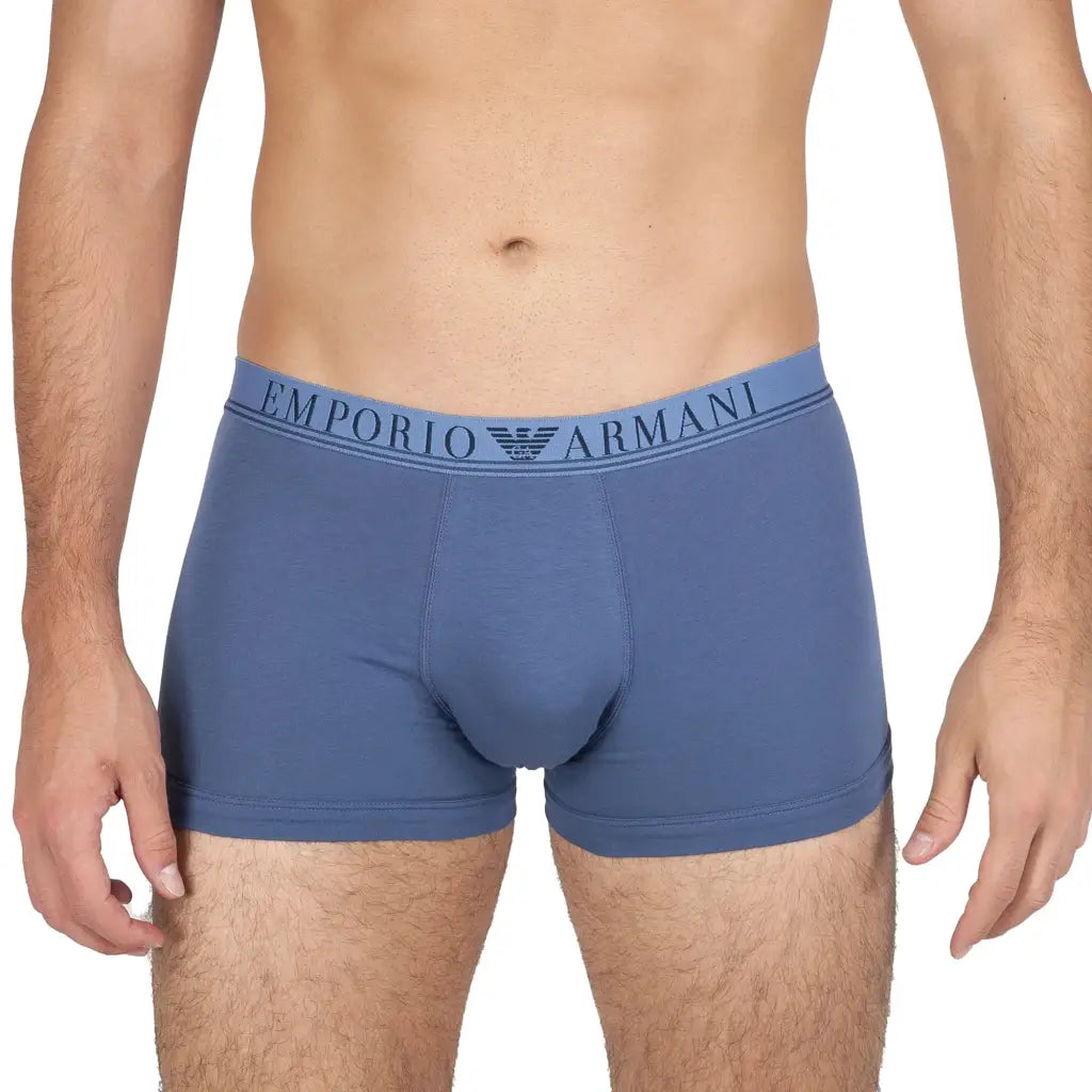 EMPORIO ARMANI | Boxer in cotone elasticizzato con elastico