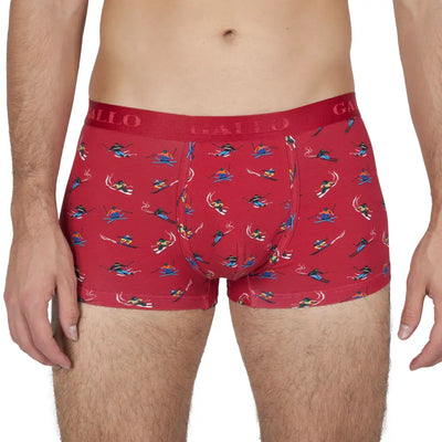 GALLO | Boxer uomo in cotone elasticizzato fantasia