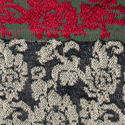 GALLO | Calze corte donna viscosa fantasia broccato