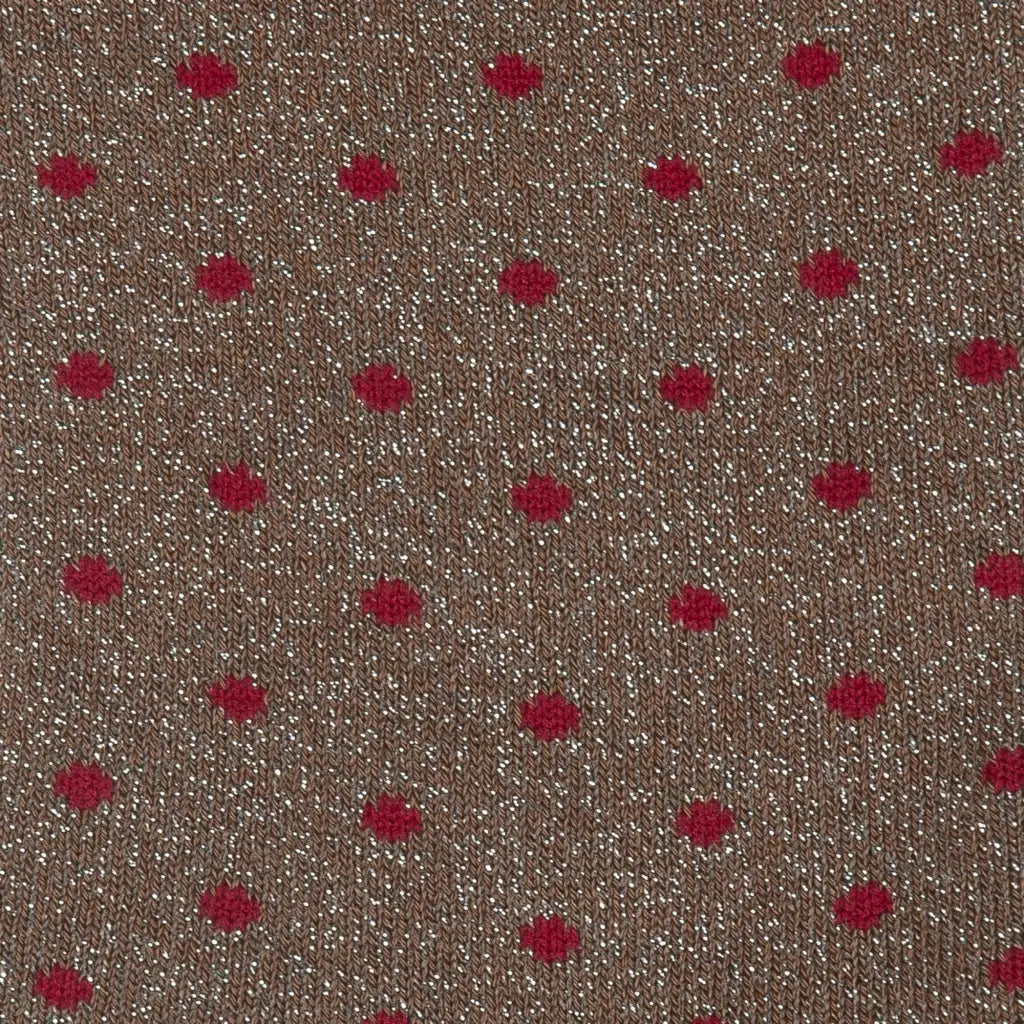 GALLO | Calzino donna corto in fantasia Pois lurex | Gallo