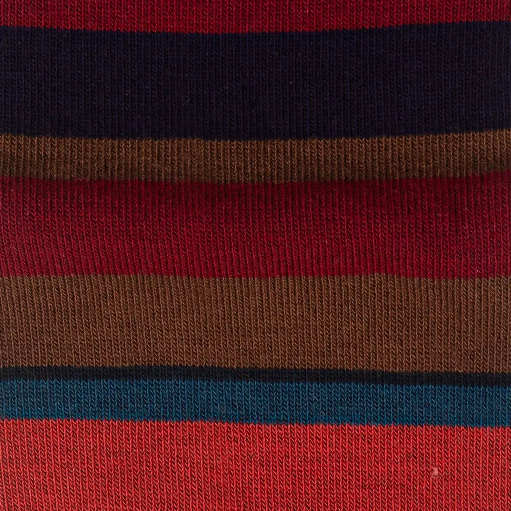 GALLO | Calzino lungo donna in caldo cotone Righe