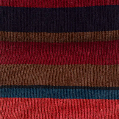 GALLO | Calzino lungo donna in caldo cotone Righe