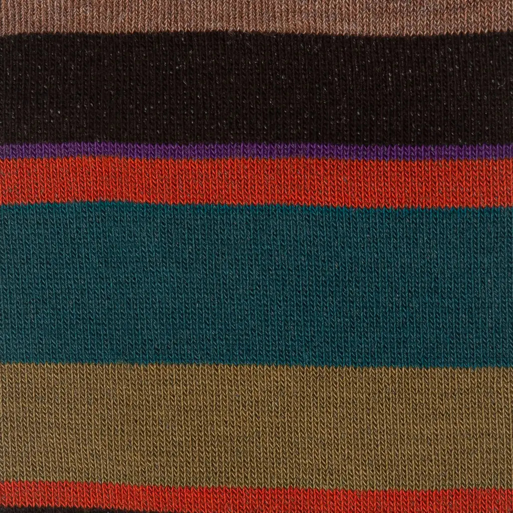 GALLO | Calzino lungo donna in caldo cotone Righe