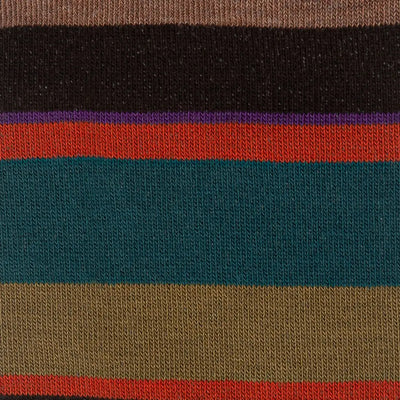 GALLO | Calzino lungo donna in caldo cotone Righe