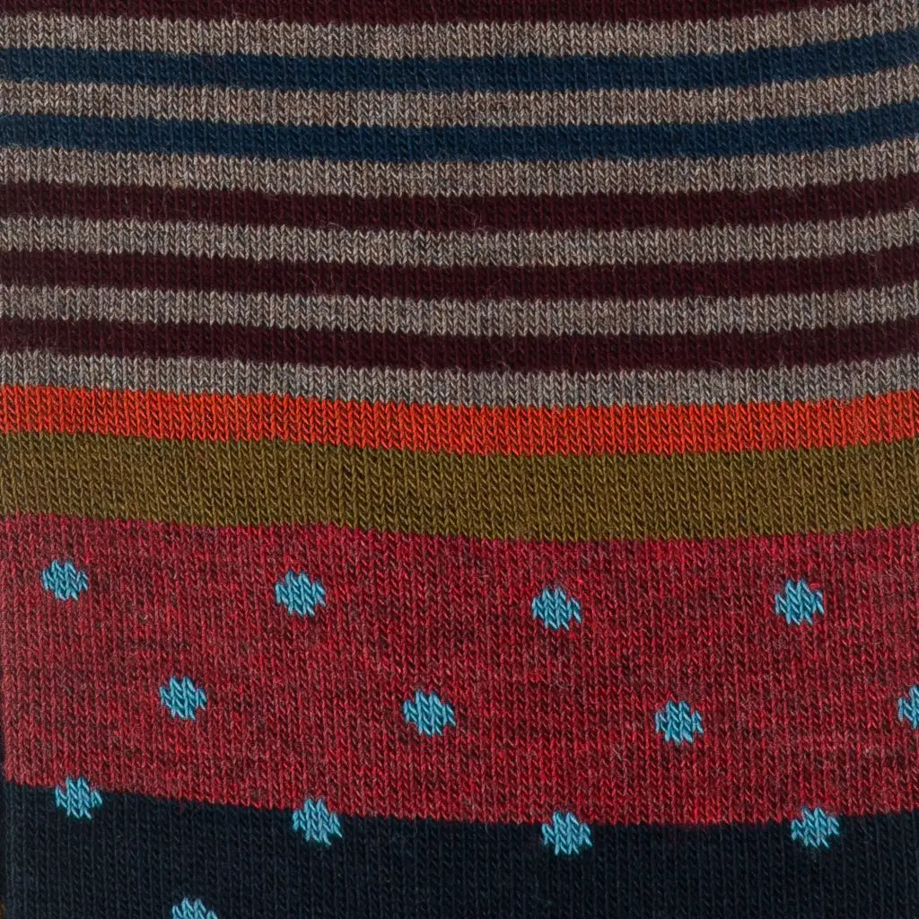 GALLO | Calzino lungo uomo in caldo cotone in fantasia Mix