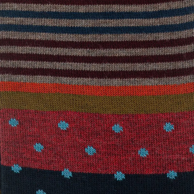 GALLO | Calzino lungo uomo in caldo cotone in fantasia Mix