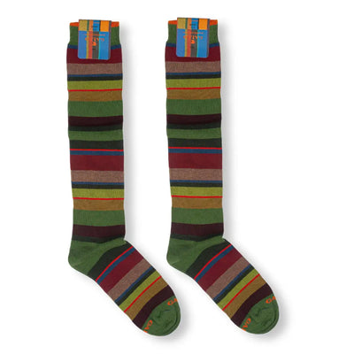 GALLO | Calzino lungo uomo in fantasia Riga Multicolor