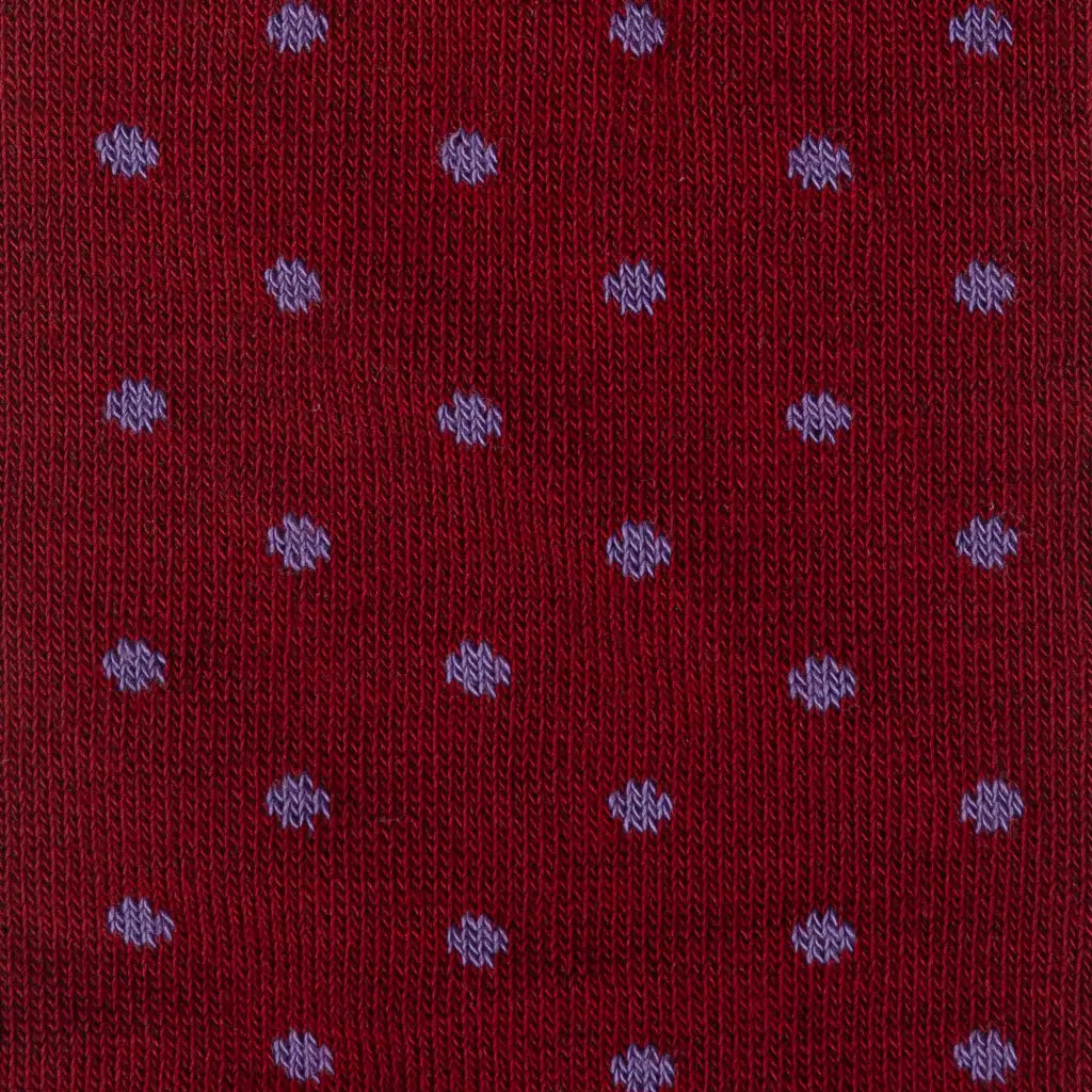 GALLO | Calzino lungo uomo Pois in caldo cotone | Gallo