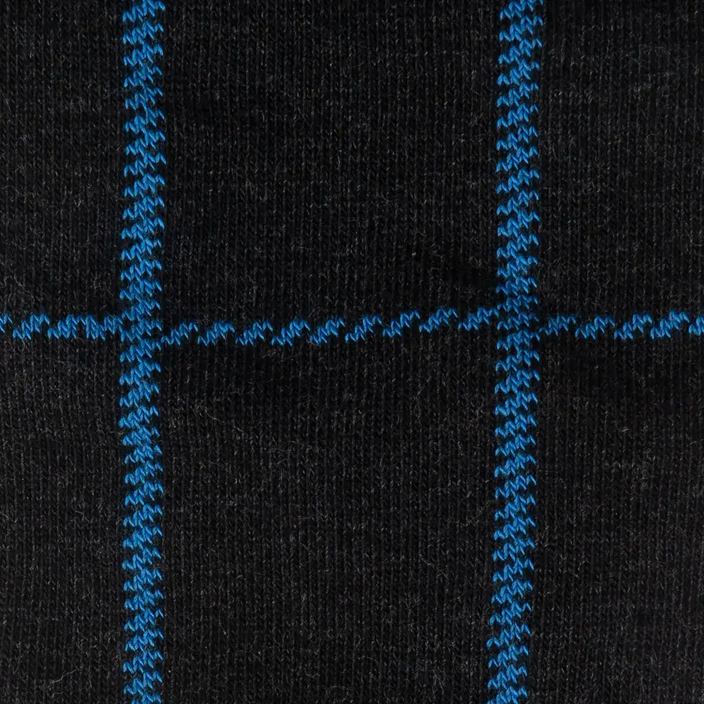 GALLO | Calzino uomo lungo in caldo cotone Window Pane