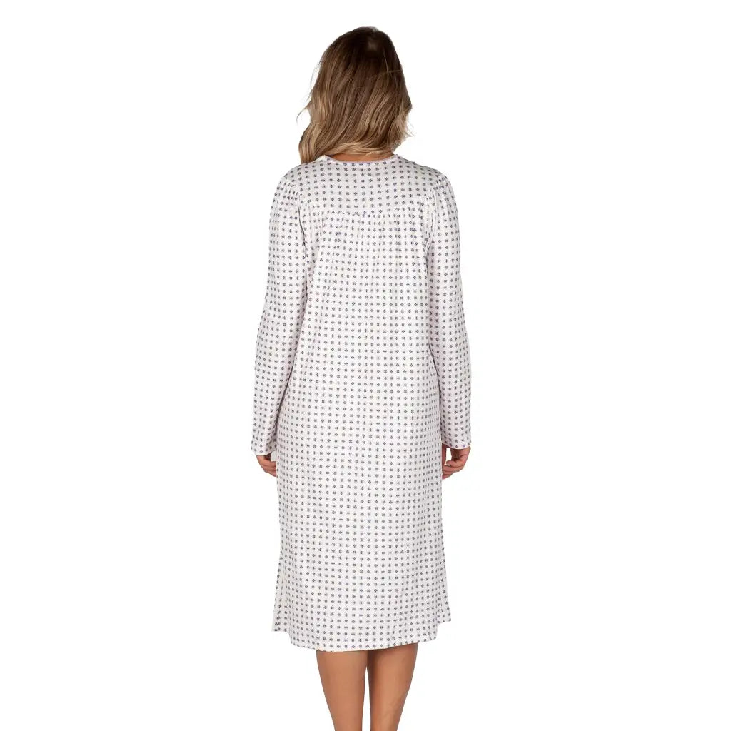 LINCLALOR | CAMICIA DA NOTTE A SERAFINO CON SPRONE A MANICA