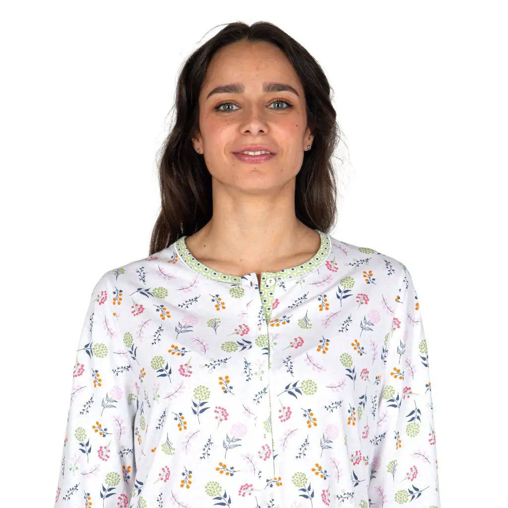 LINCLALOR | Camicia da notte a serafino a manica lunga